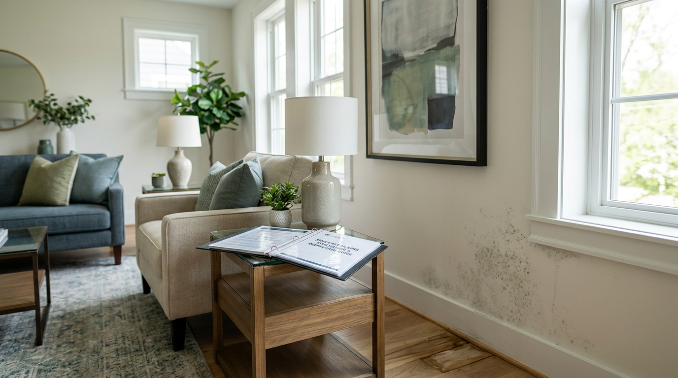 Homeowner reviewing an insurance claim document